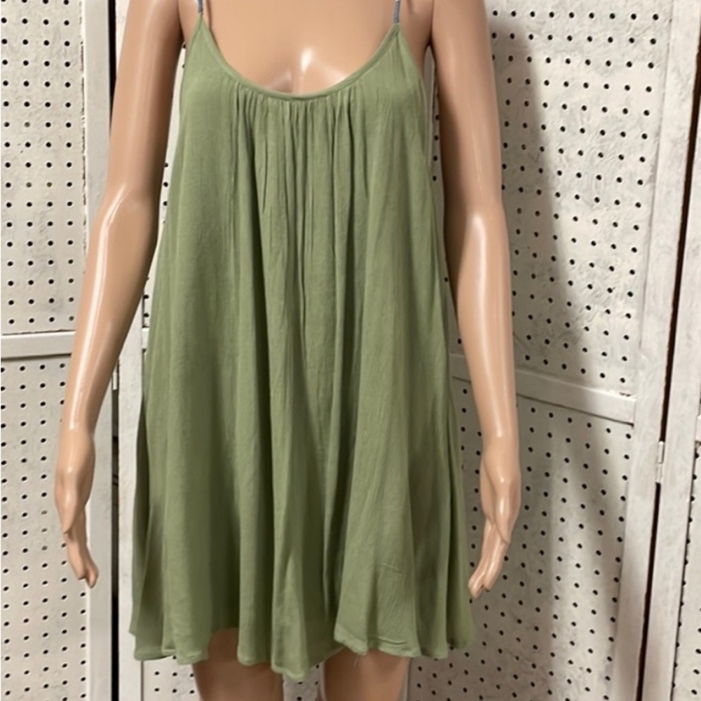 Olive Green Roxy Dress - Picture 3 of 3